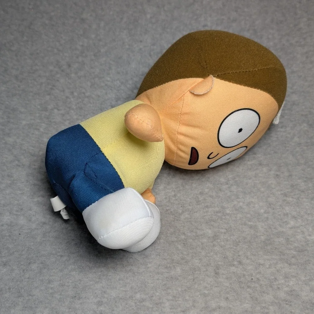 Toy Factory Rick and Morty Morty Smith Plush 10 Inch Yellow Excellent 2022 Tag